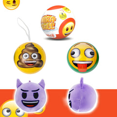 MiraBall 8-character lineup showcases bold emoji expressions.