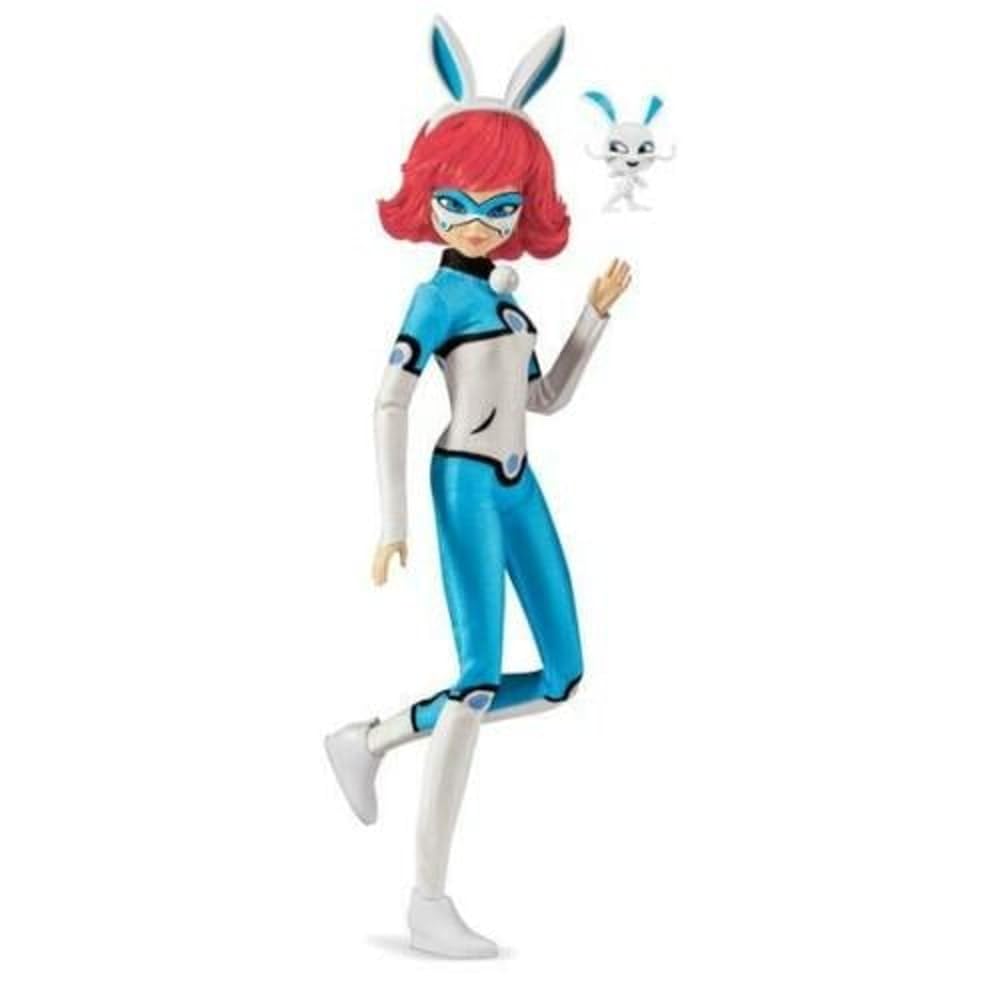 Miraculous Bunnyx fashion doll in arctic blue outfit for imaginative adventures.