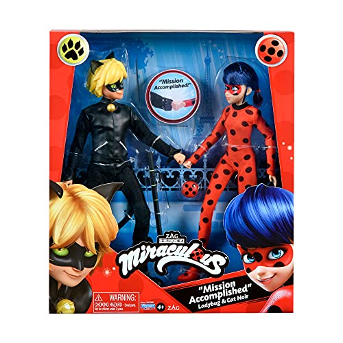 Miraculous Cat Noir mission-accomplished doll ideal for dynamic pretend battles.