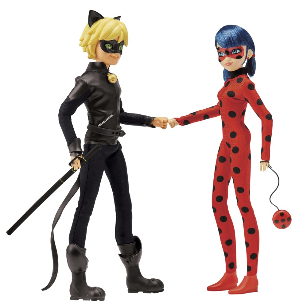 Miraculous Cat Noir removable staff accessory supports action-packed scenes.