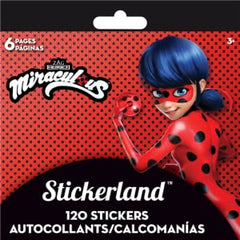 Miraculous Ladybug stickers for party decor and celebrations