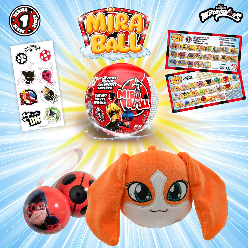Miraculous Miraball Kwami plush 5-inch cuddly character figure