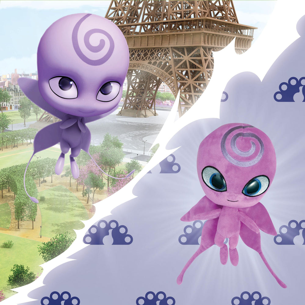 Miraculous Nooroo plush with detailed stitching for durable cuddle