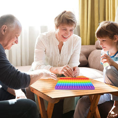 Mirenlife stress relief bubble toy, helps ease anxiety through playful pressing.