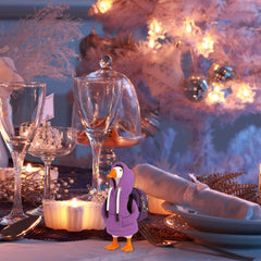 MIRJXB desk goose outfits fall-themed display for seasonal desk decor
