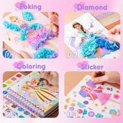 MIROLA KIDS Poke Fun Fabric Craft promotes fine motor skills and imagination.