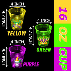 New Orleans style party setup with glowing Mishunyus cups