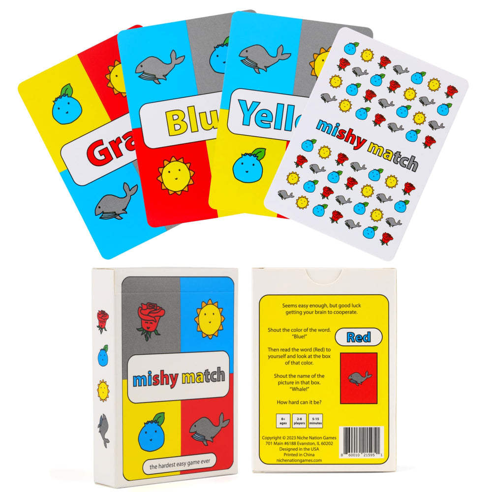 Mishy Match laughter at game night can energize social gatherings.