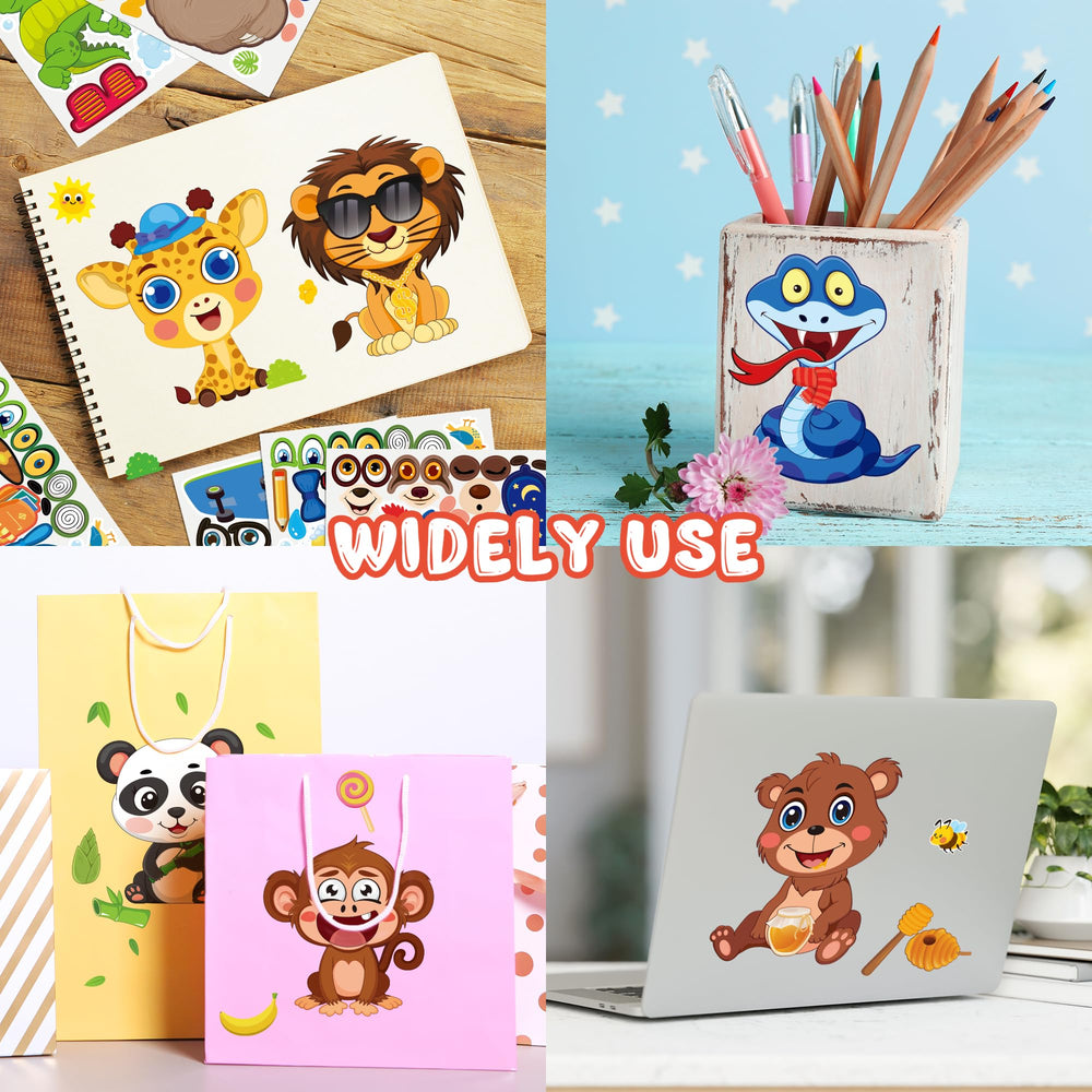 MISS FANTASY face-sticker-book stickers support creative kid activities