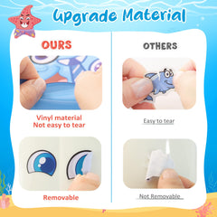 MISS FANTASY Ocean Stickers with sharks for party favors and creative play.
