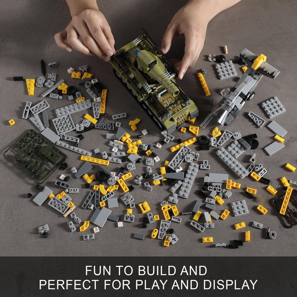 MISTBUY army accessories include tanks and weapons for richer storytelling