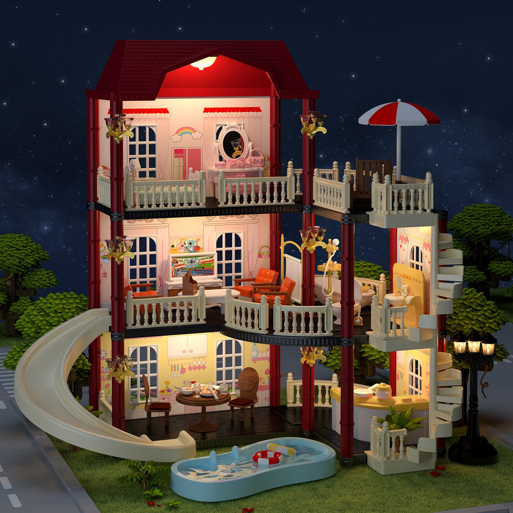 MITCIEN bunny, bear, and koala figures illuminate cozy pretend adventures.