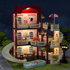 MITCIEN bunny, bear, and koala figures illuminate cozy pretend adventures.