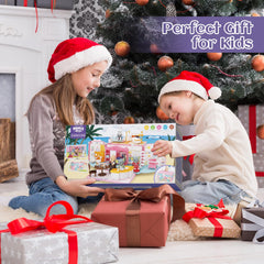 MITCIEN dollhouse playset includes rooms and accessories to spark imagination