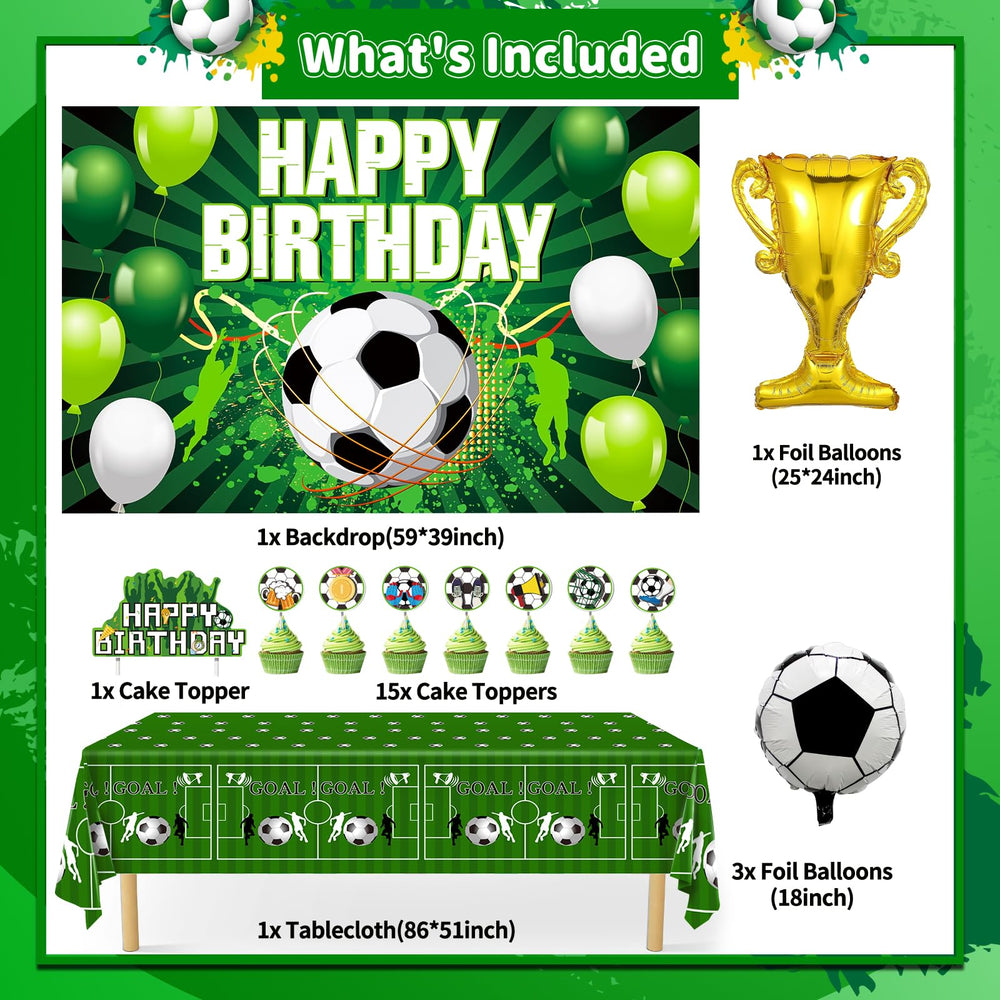 Miucat soccer balloons pack in bright, celebratory colors