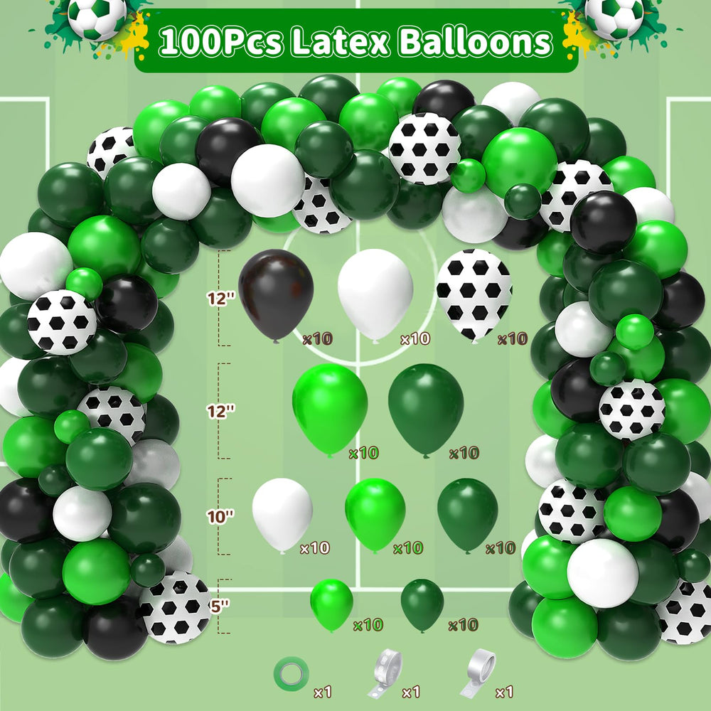 Miucat soccer party tablecloth creates cohesive table decor