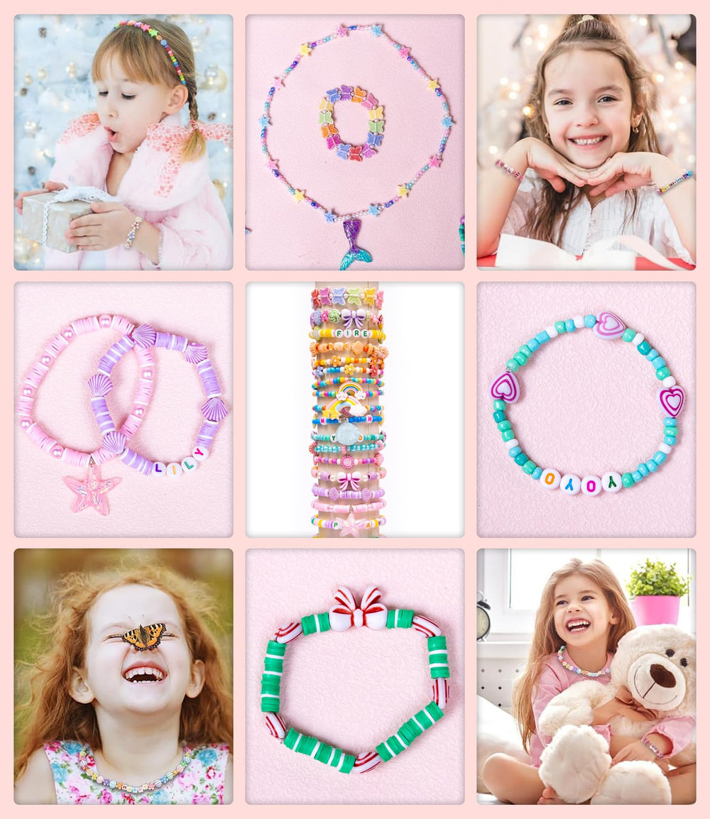 MiuCo birthday gift packaging idea for sparkly DIY jewelry kits.