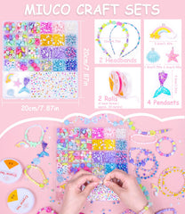 MiuCo kit featuring 220 alphabet beads for personalized designs