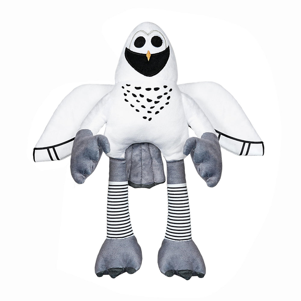 Miuitwu Owl Plush with a friendly smiling mouth for bedtime stories and cuddles