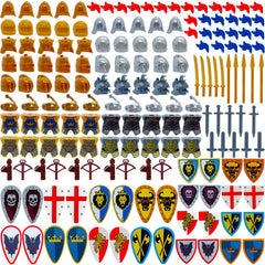 Miutrue Medieval Knight Shield – durable shield for imaginative play and compatible with major block sets.