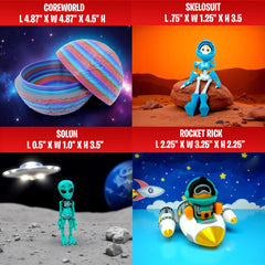 Mivi Collection articulated alien scout figurine—inspires imaginative play on your desk.