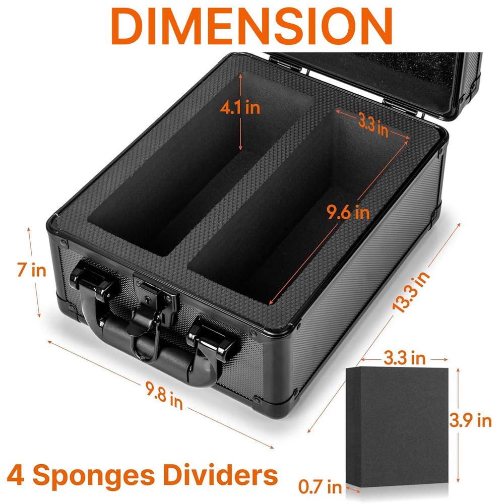 MIXPOET foam dividers inside prevent sliding and protect slabs