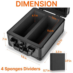 MIXPOET foam dividers inside prevent sliding and protect slabs