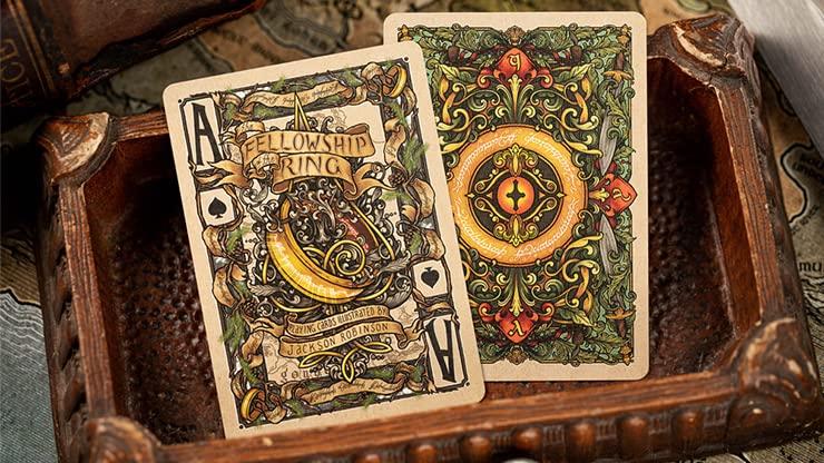 MJM The Fellowship of the Ring spades face-art featuring Frodo for collectors