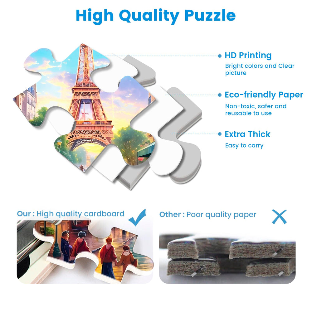 Mjyphdm Two-pack puzzles box set for shared leisure.