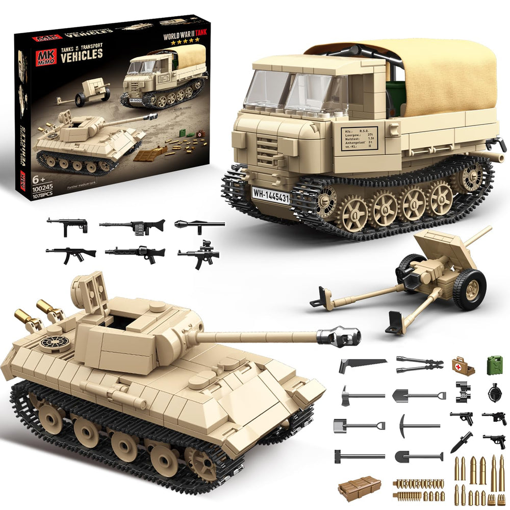 Mkmimo panther tank model with authentic detailing for immersive play and display.