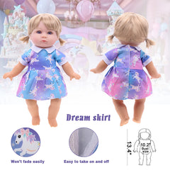 MLcnleS cute backpack keeps doll outfits portable for travel and storage.