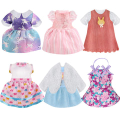 MLcnleS doll clothes set for 12–15 inch dolls with backpack keeps outfits organized during play.
