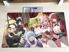 Mlikemat Dragonmaid playmat edge and texture highlighting durability