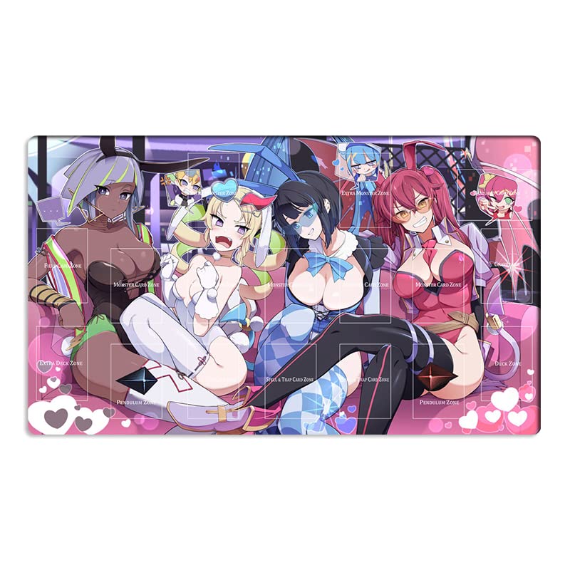 Mlikemat Evil Twin Kisikil Lilla playmat overview for organized card layout during games