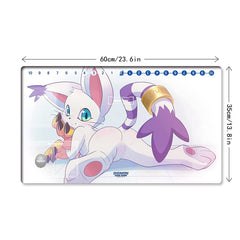Mlikemat Playmat natural rubber fabric illustrates durable surface for gaming sessions