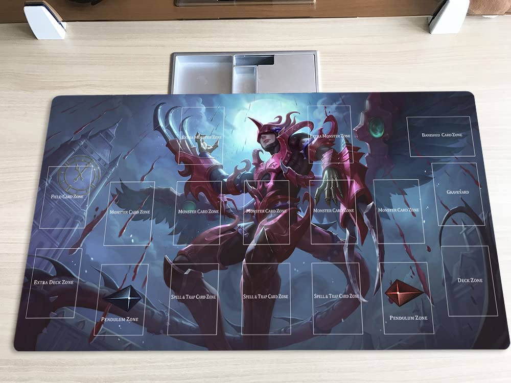 MLIKEMAT textured surface highlighting precision card placement during duels