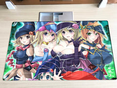 Mlikemat playmat zones area promotes quick card placement and tidy tables.