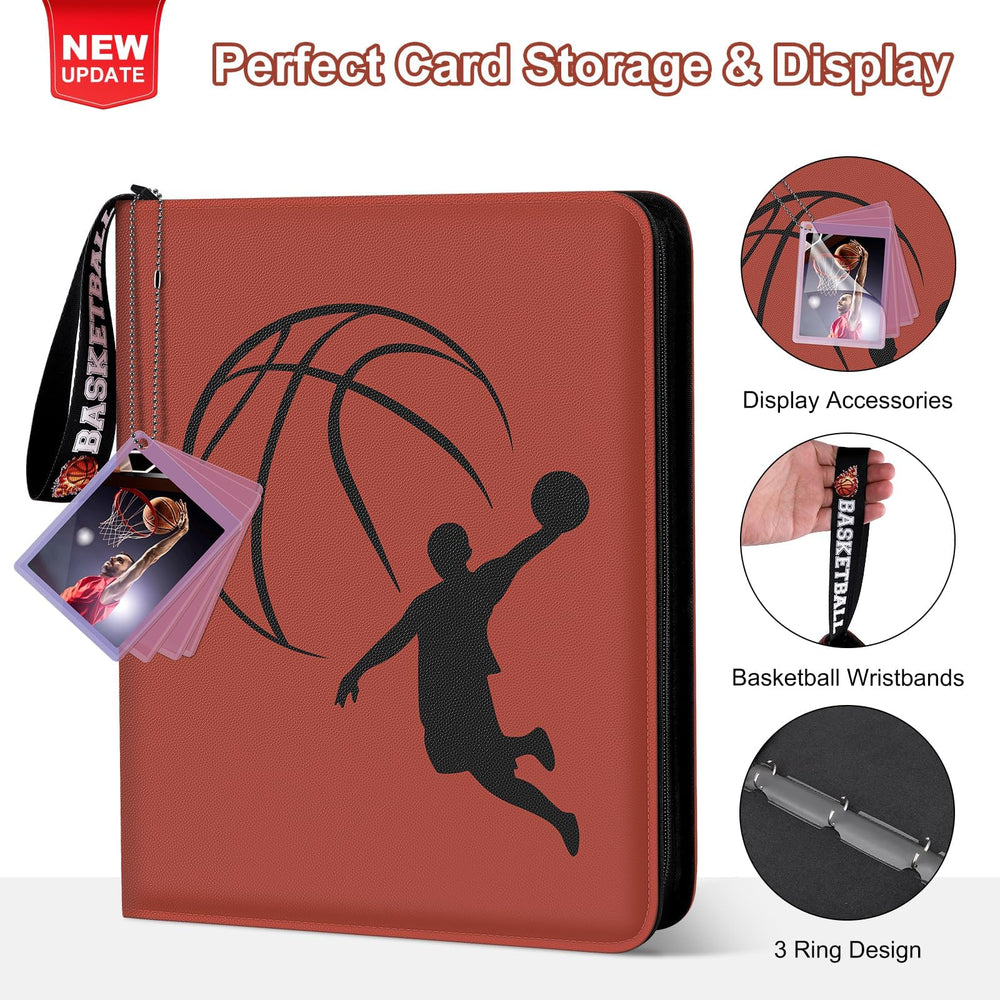 Mlikero binder interior shows 40 pages for organized storage of up to 720 cards.