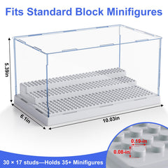 Mlikero display case 360-degree visibility for complete viewing