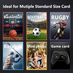 Mlikero sleeves used with MTG, baseball, football, and other game cards for storage.
