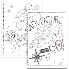 MLP mini coloring pad with stickers for on-the-go fun