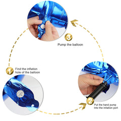 Mluchee 40-inch number balloon inflates easily with included straw