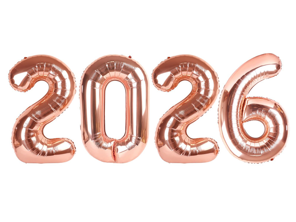 Mluchee 2026 number balloon 40inch creates a dramatic party focal point.