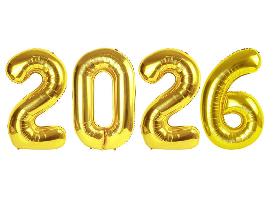 Mluchee 2026 number balloon 40inch for standout New Year decor