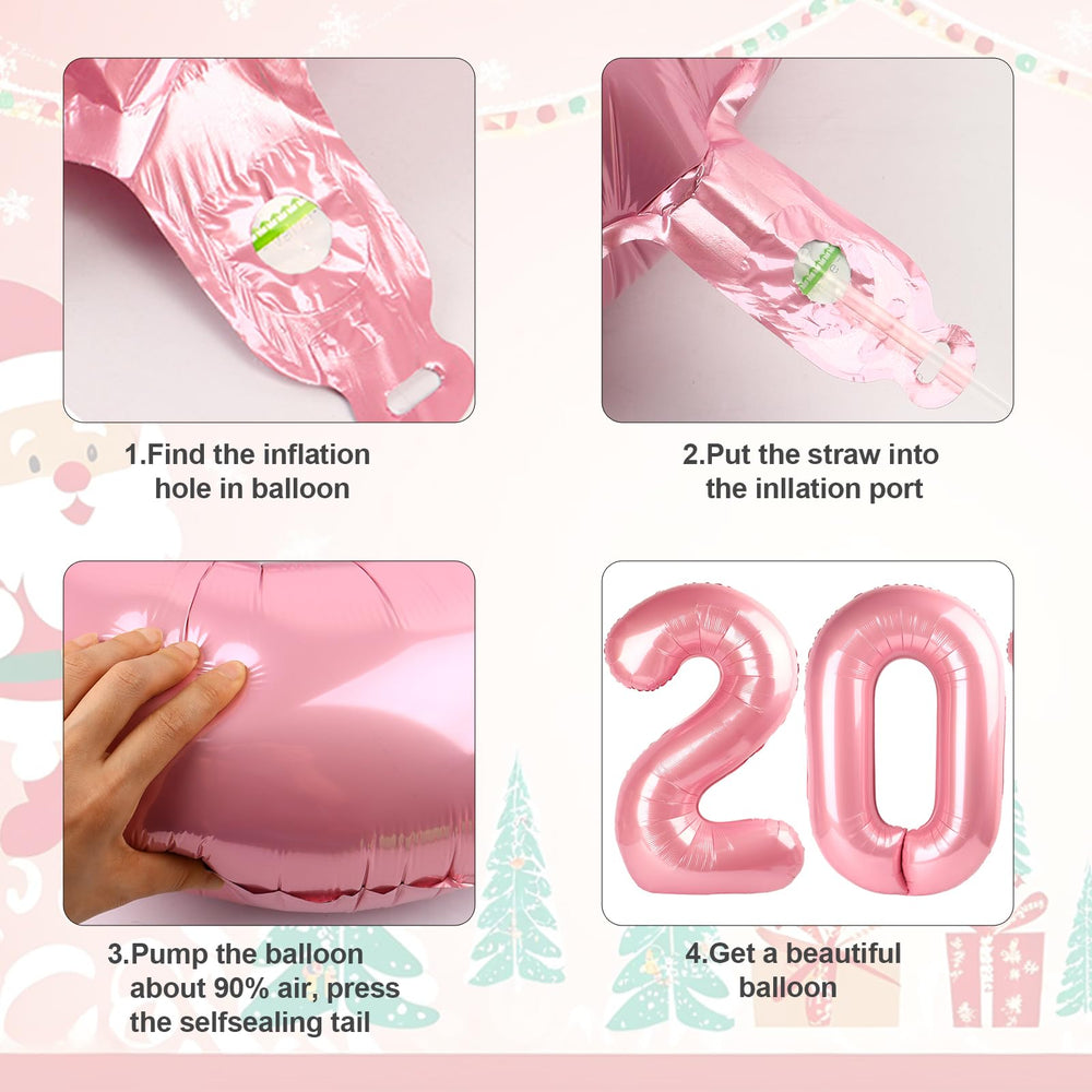 Mluchee 40inch birthday display balloons offer easy setup and dramatic impact