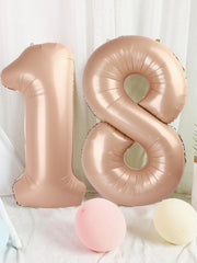 Mluchee 40-inch number 8 balloon wall decor enhances entryways and photos