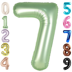 Mluchee 40-inch number balloon 7 for striking birthday photos and statement decor.