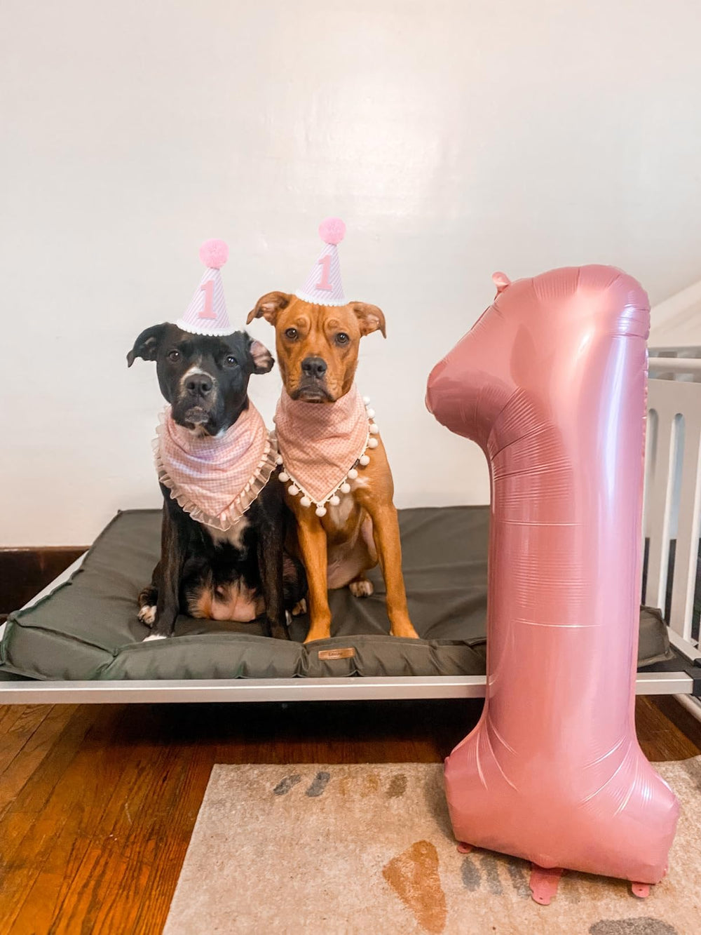 Mluchee Pearl Pink 40-inch number balloon adds dramatic birthday accents