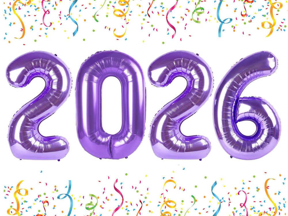 Mluchee 40-inch purple 2026 number balloon for bold decor in photos