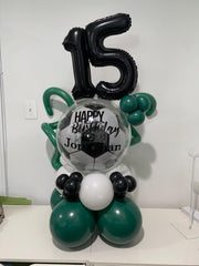 Mluchee 40-inch number balloon easy inflate for quick setup at parties.